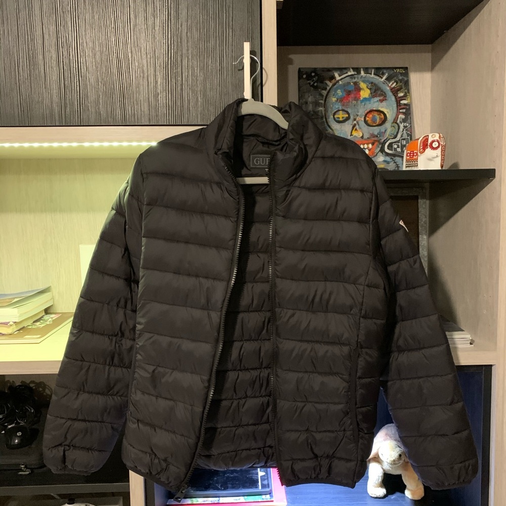 Black Guess puffer jacket